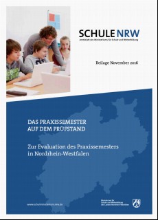 Vorschaubild 1: Das Praxissemester auf dem Prüfstand.Zur Evaluation des Praxissemesters in Nordrhein-Westfalen