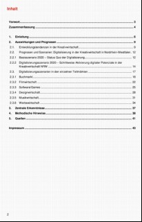 Vorschaubild 3: Digitalisierung in der Kreativwirtschaft Nordrhein-Westfalen