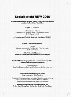 Vorschaubild 2: Sozialbericht NRW 2016.Armuts- und Reichtumsbericht.