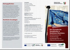 Vorschaubild 1: Der Europäischer Sozialfonds in Nordrhein-Westfalen.