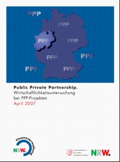 Vorschaubild 1: Leitfaden der PPP-Initiative: Wirtschaftlichkeitsuntersuchung bei PPP-Projekten